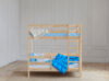 Детская двухъярусная кровать Домик в натуральном цвете (4)