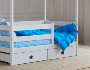 Детская кровать "Домик" 80х190 с ящиками купить в Екатеринбурге MEGASON